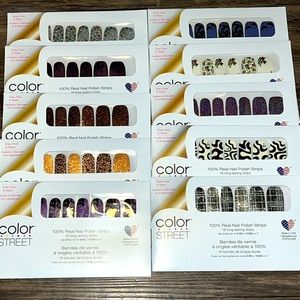 Extreme Discount!! Color Street Holiday bundle- 10 Sets Included!!
